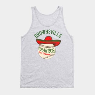 Defunct Brownsville Charros Baseball Team Tank Top